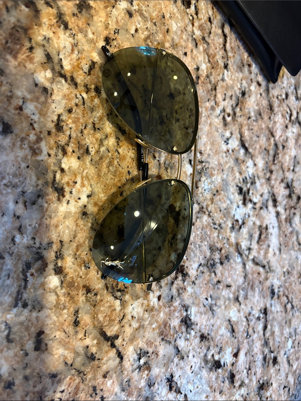 YSL Aviator Sunglasses with Smoke Lenses